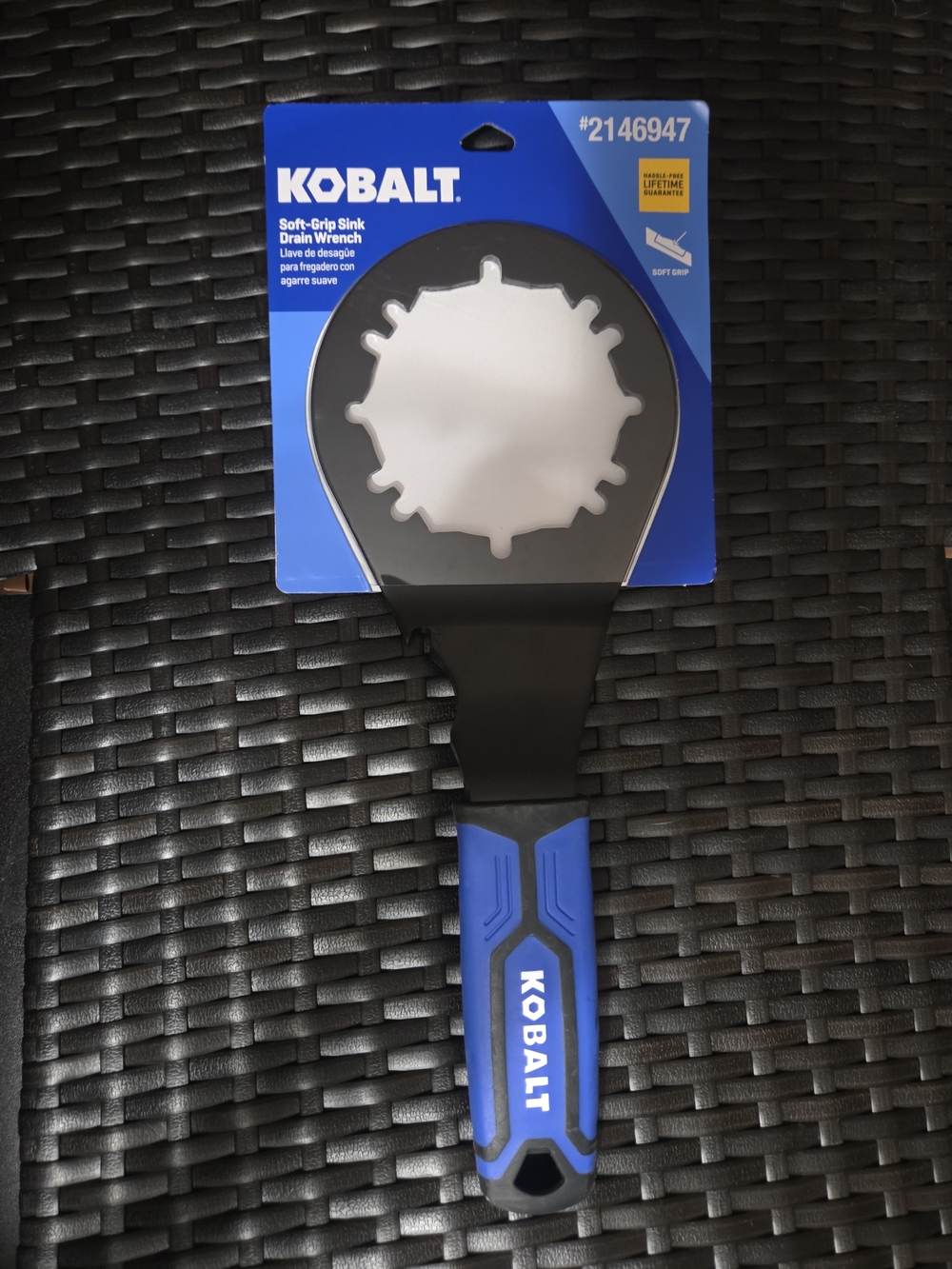 Kobalt Soft-Grip Sink Drain Wrench (model #2146947)